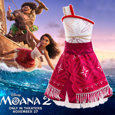 女童海洋奇缘莫阿娜连衣裙moana