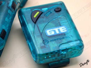 摩托罗拉炫彩透明水晶寻呼机迅捷型原装BB机传呼机包邮数字机收藏