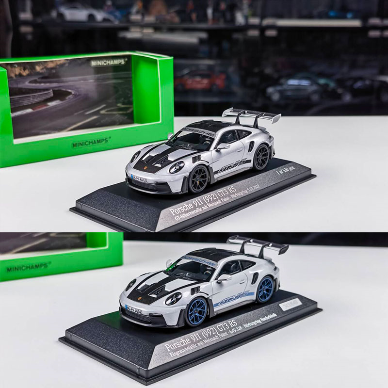 MINICHAMPS迷你切 1:43保时捷 911 992 GT3 RS合金汽车模型-封面