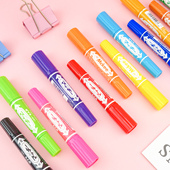 斑马牌大双头油性记号笔MO 150 MC速干防水大容量彩色重点标记笔