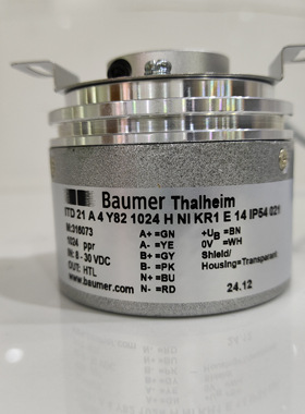 Baumer堡盟编码器 ITD 21 A 4 Y82 1024 H NI K R1 E14 IP54 021