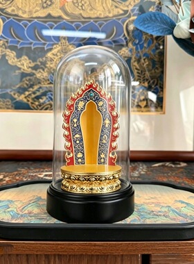 满座风生福利版铜镀金佛像莲台底座唐卡擦擦摆台专供奉