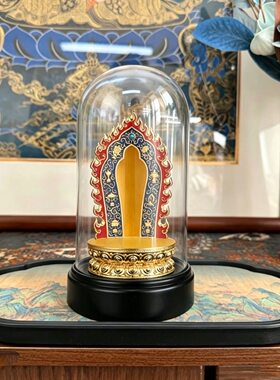 满座风生福利版铜镀金佛像莲台底座唐卡擦擦摆台专供奉