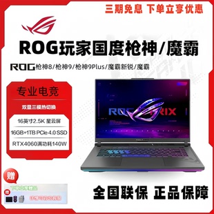 RTX4060 ROG 9Plus 枪神8 5060游戏笔记本电脑 玩家国度魔霸新锐