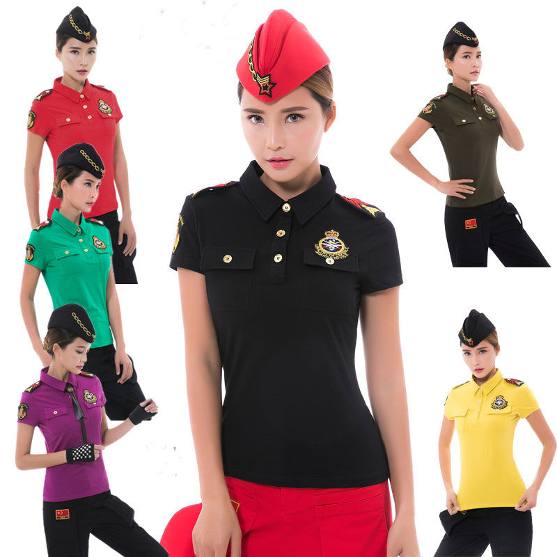 夏季新款水兵舞短袖T恤女翻领上衣大码广场舞演出全棉半袖POLO衫,运动/瑜伽/健身/球迷用品,广场舞套装,淘宝优惠券,粉丝福利购,淘宝优惠卷