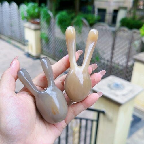 按摩美鼻器天然牛角肥厚兔耳朵