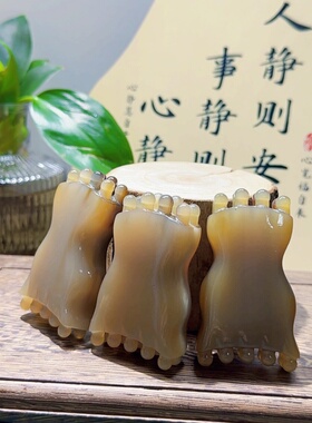 牛角金珠樽双面莲蓬面部按摩棒
