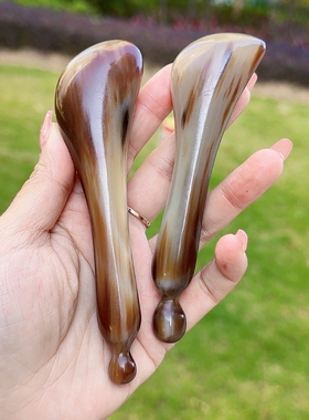 牛角鸡腿大拨筋棒按摩棒