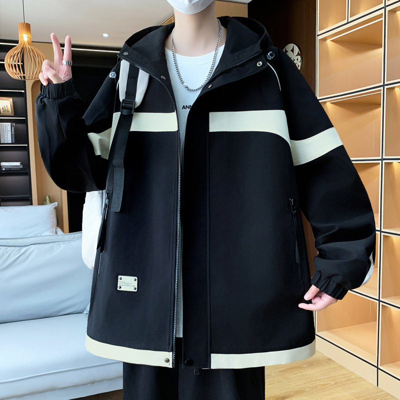 学生连帽防风户外冲锋衣