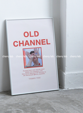 ins韩国风法式复古小众冷淡风简约人物网红店家居装饰画海报墙贴