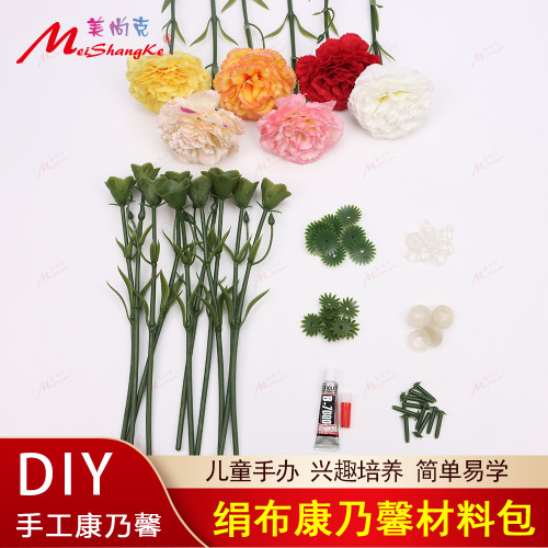 母亲节康乃馨材料包DIY手工花