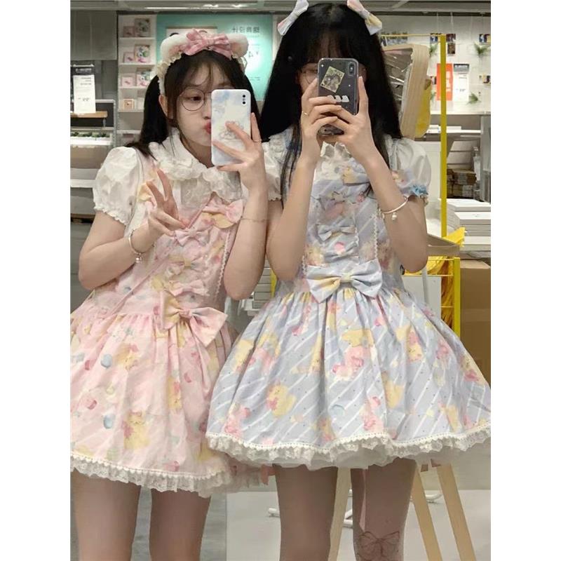 little butter小黄油 Lolita印花吊带款小叭叭新款现货出售