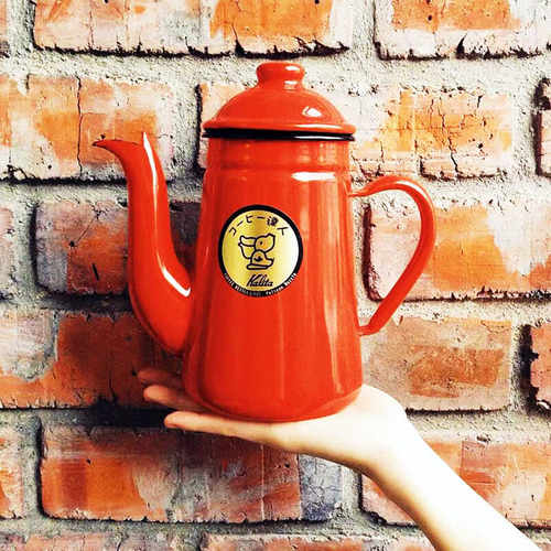 搪瓷日本原装进口手冲壶KALITA