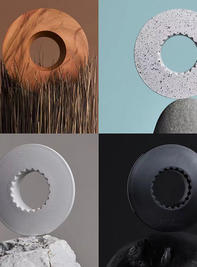 Origami日本进口滤杯托折纸滤杯底座滤杯架v60杯托樱花木杯托树脂