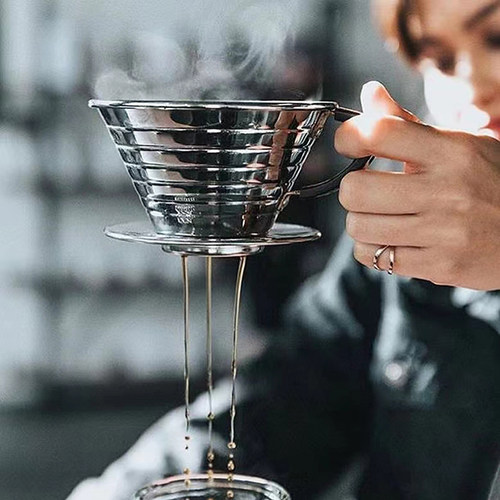KALITA不锈钢滤杯155蛋糕滤杯