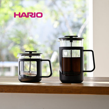 HARIO PRESS.U法压壶茶壶咖啡壶免滤纸滤压壶耐热玻璃家用cpu