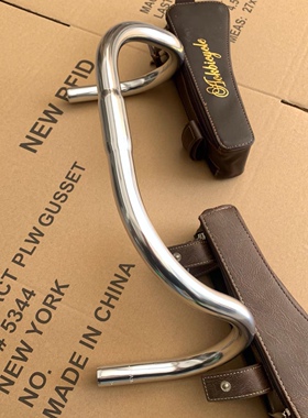 Alloy Polished 25.4*380 Fixie 22.2 Drop Bar死飞自行车羊角把