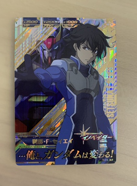 万代 高达次世代 DELTA WARS TKR1-067 CP闪卡 街机卡