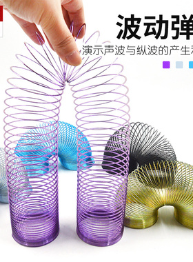 波动弹簧疏密波钢丝弹簧下楼梯直径65mm波的产生传播物理教学仪器
