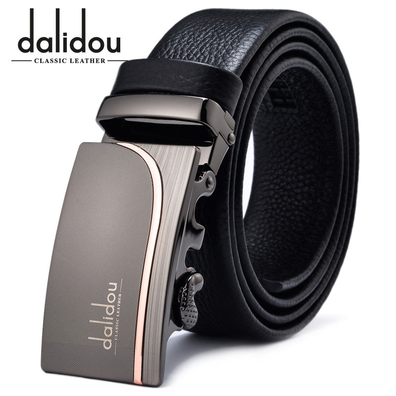 头层牛皮男士皮带胖子真皮自动扣大码商务休闲男式裤腰带加长