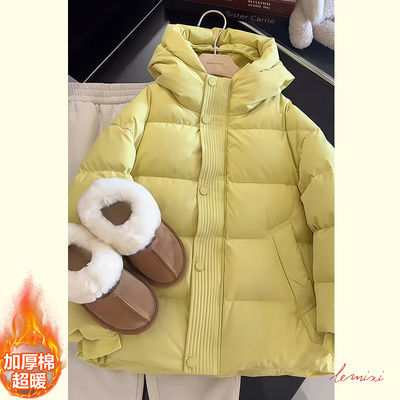 女童冬季加厚棉服2025新款