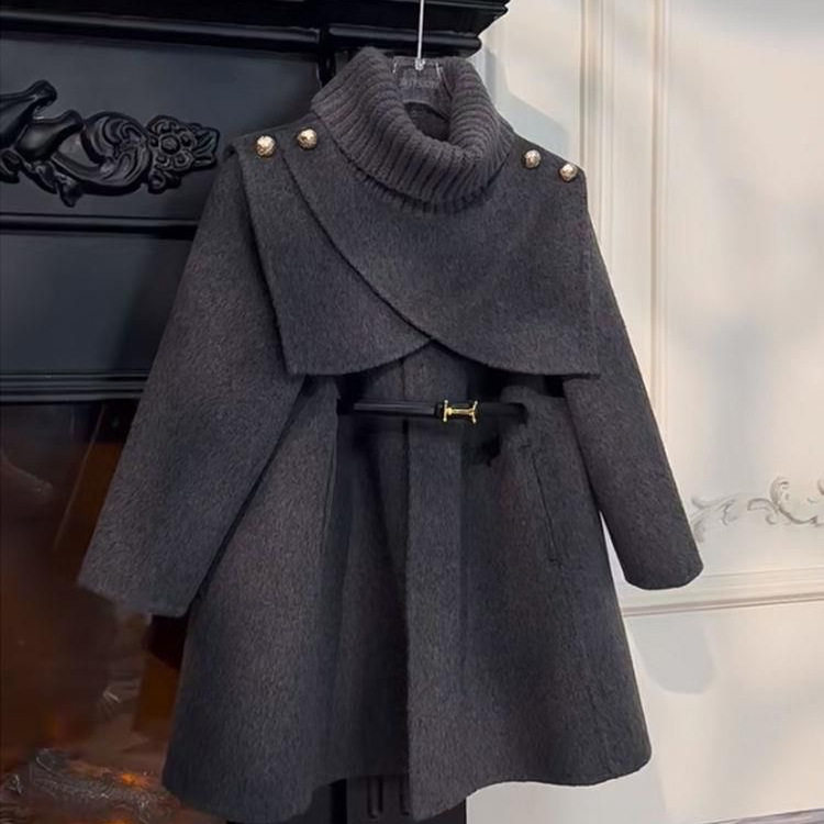 女童冬季加绒大衣2025新款