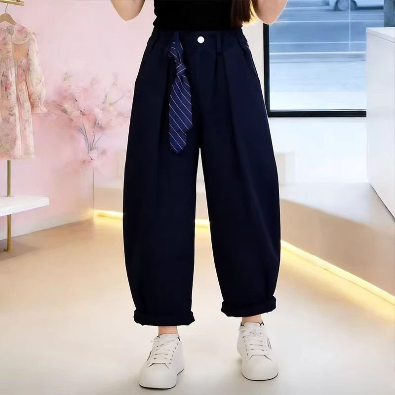 女童春装弯刀裤2026新款儿童百搭休闲裤春秋款女孩洋气阔腿裤子潮,童装/婴儿装/亲子装,裤子,淘宝优惠券,粉丝福利购,淘宝优惠卷