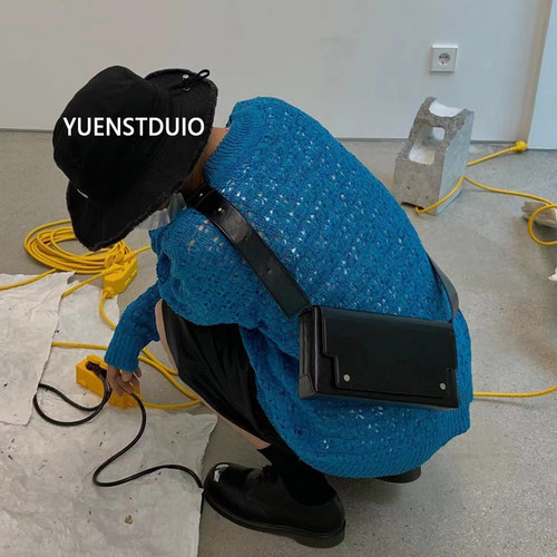 斜挎pu盒子包复古信封包韩国