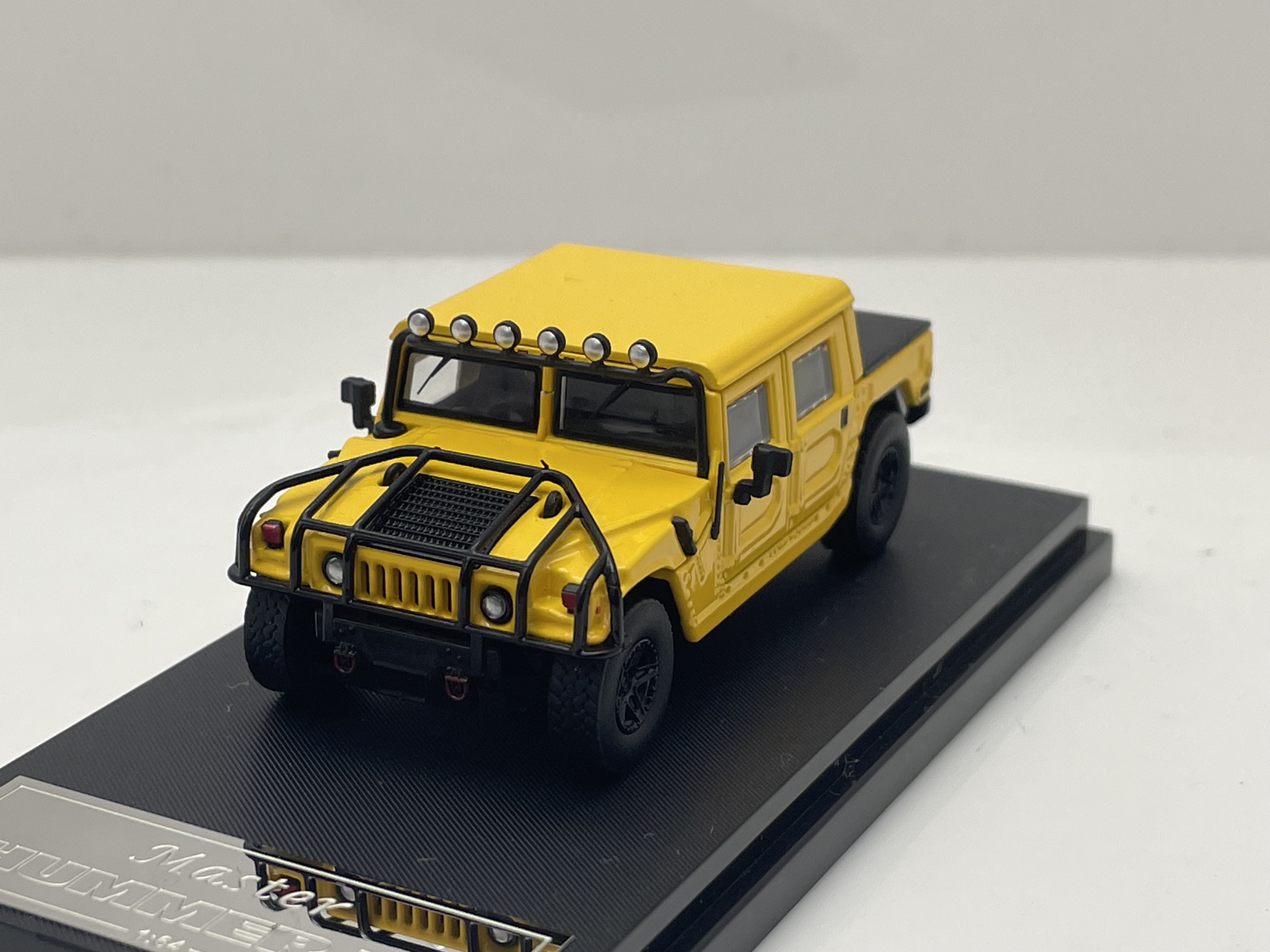 1/64 悍马 H1 皮卡 黄合金车/玩具仿真车/