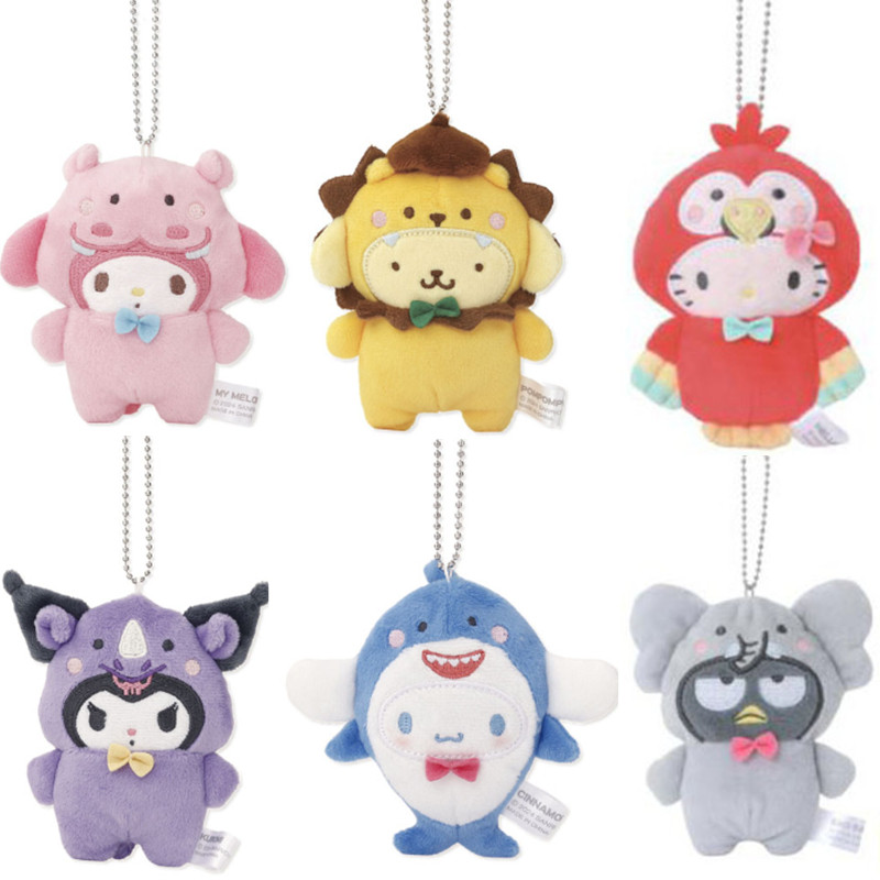 12月预售定金 日本三丽鸥Kitty 布丁狗美乐蒂动物外套毛绒挂件图片