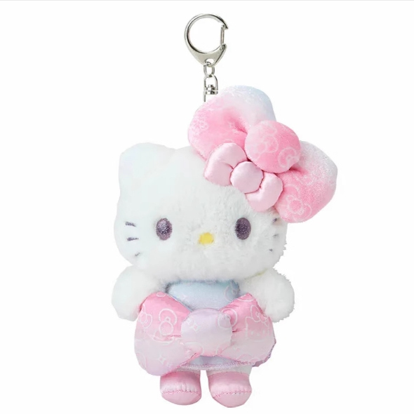 现货 港版三丽鸥Kitty 50周年 梦幻蝴蝶结挂件 娃娃 卡套