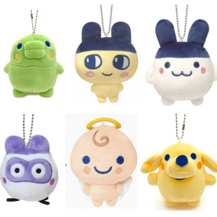 包邮现货 日本正版 拓麻歌子毛绒挂件钥匙扣束口袋 麻每吉 咪咪