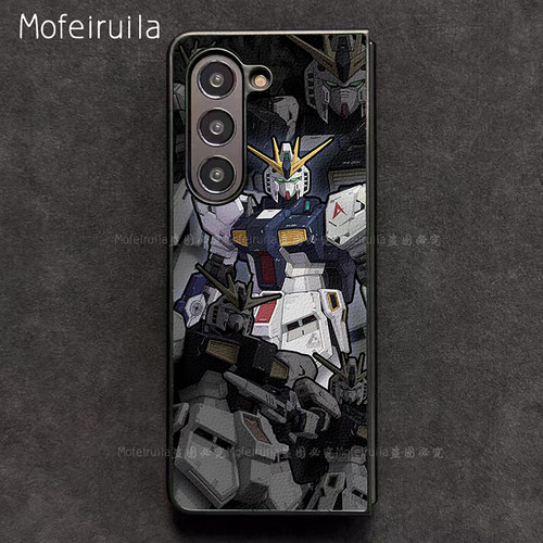 RX-93V高达GUNDAM三星zfold7手机壳华为MateX6适用 荣耀Magic V5折叠屏小米MIX Fold4皮革vivo x fold5保护套