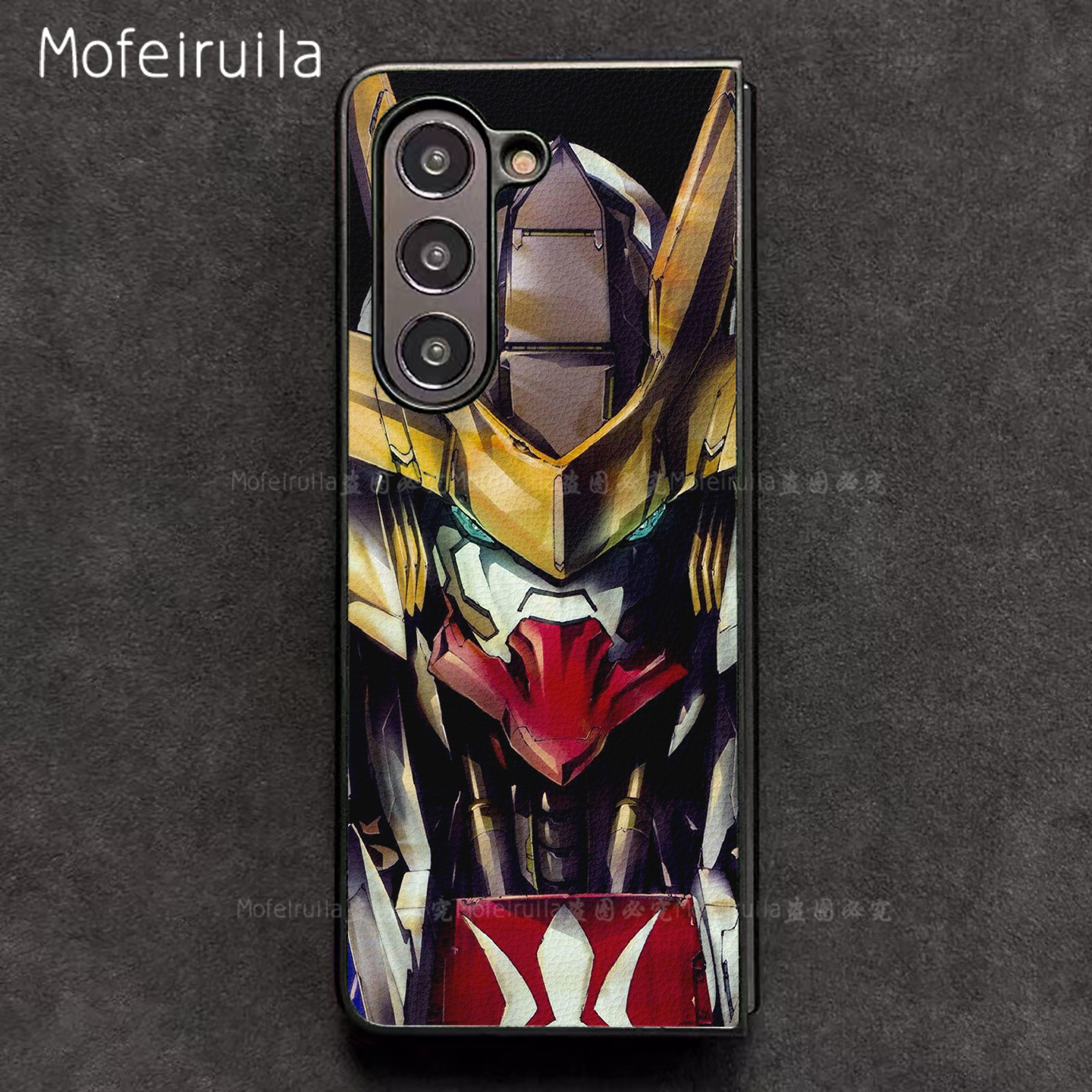 水墨高达GUNDAM三星zfold7手机壳华为MateX6适用 荣耀Magic V5折叠屏小米MIX Fold4皮革vivo x fold5保护套