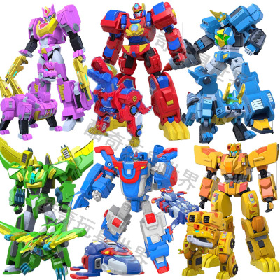 正版帮帮龙探险先锋2韦司霸王龙变形炎火猛龙战士恐龙机器人玩具