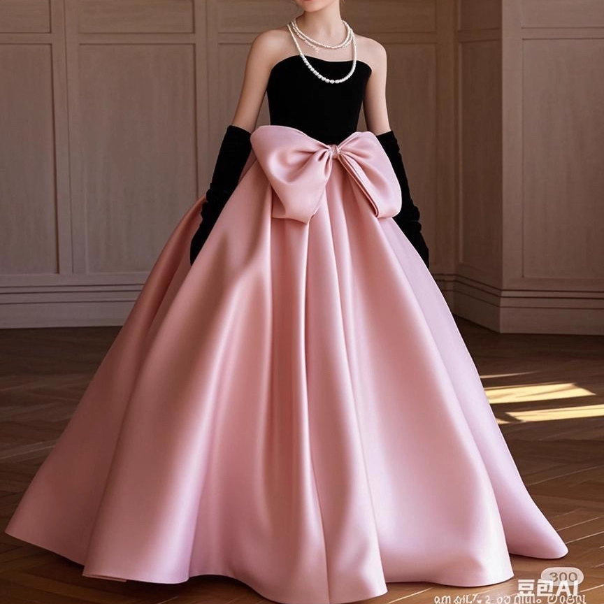 女童礼服主持人钢琴演奏走秀花童婚礼舞台演出服高端轻奢生日