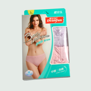 中老年加大码 正品 中腰女士纯棉妈妈内裤 三角裤 蝶安芬100%全棉女式