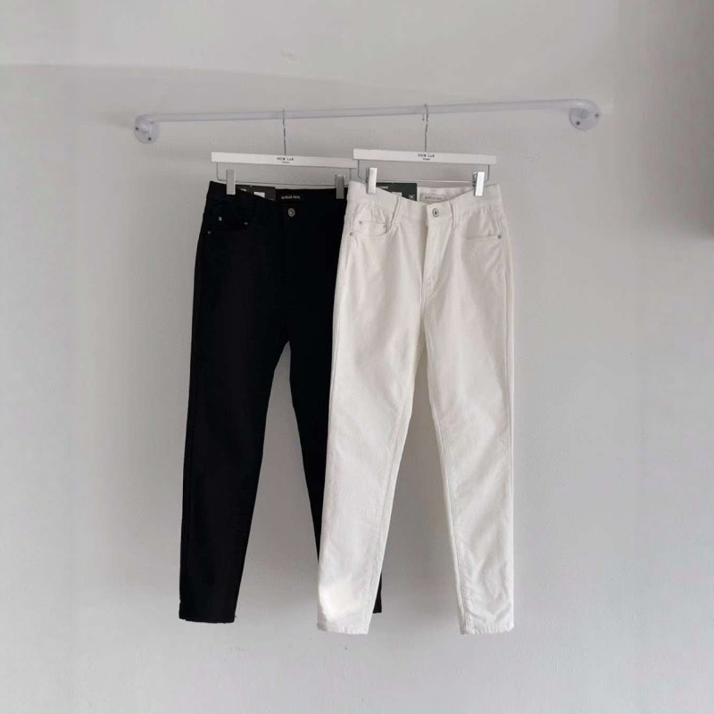 韩国东大门加绒松紧腰弹力小脚裤