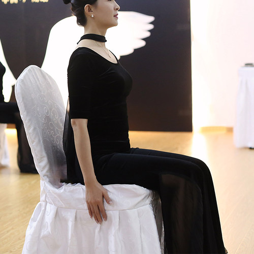 芭蕾舞练功裤女微喇修身筒裤