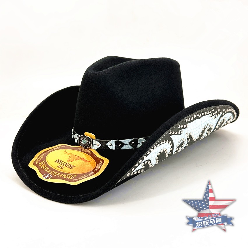 正宗美国进口博海特西部牛仔帽