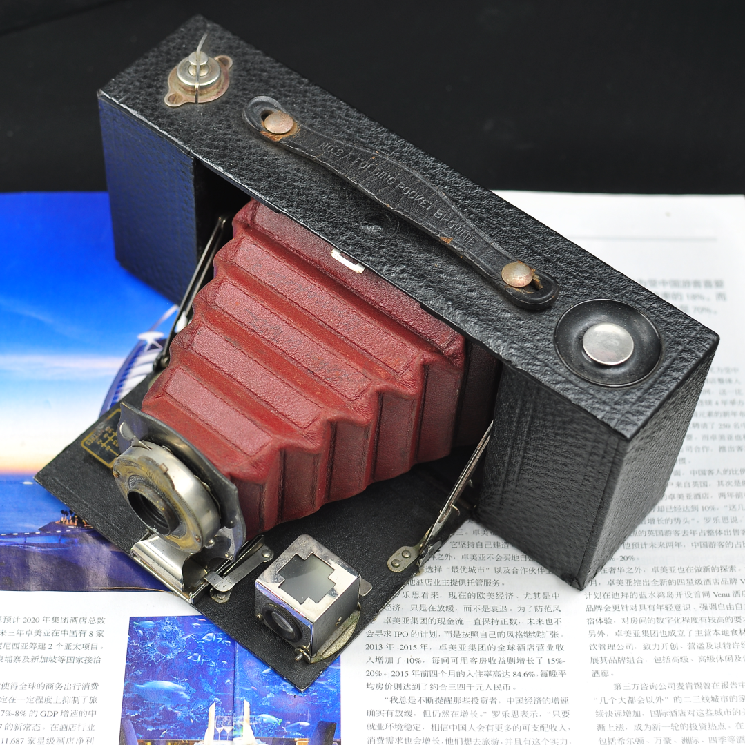 100年 伊斯曼 KODAK/柯达 2A折叠 蛇腹 老相机收藏