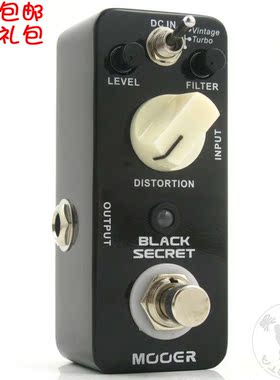 魔耳MOOER迷你Black Secret电吉他RAT复刻失真单块效果器