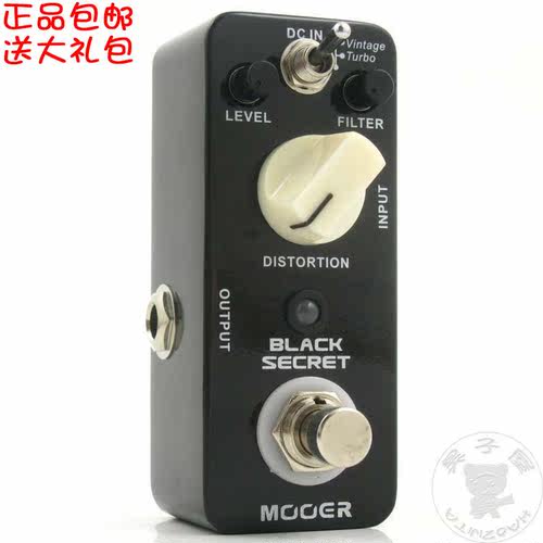 魔耳MOOER迷你Black Secret电吉他RAT复刻失真单块效果器