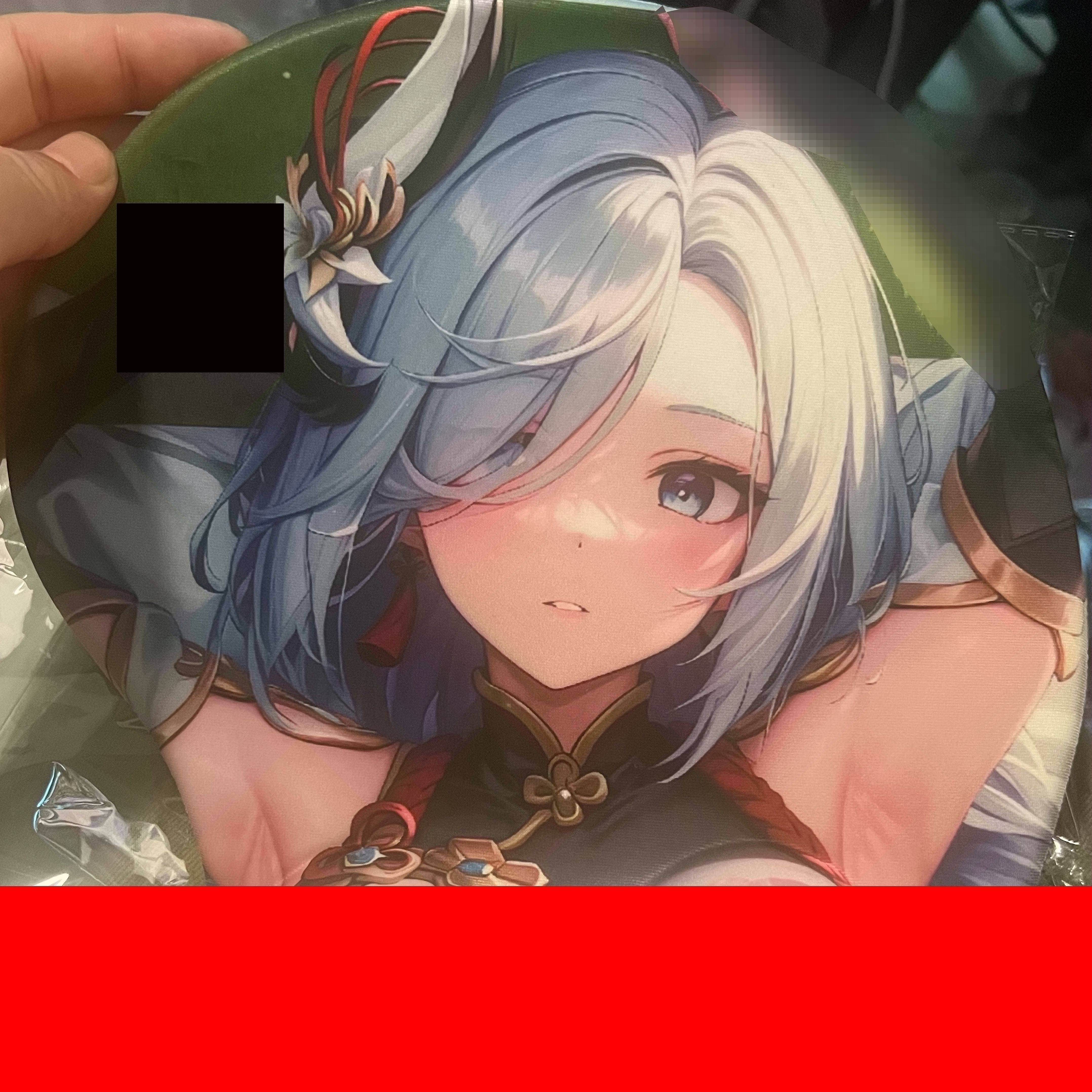 鼠标垫3d胸原神凸点男生硅胶立体定制来图大二次元护腕电蒂法申鹤