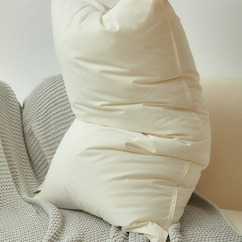 A类原棉羽丝绒枕芯单只 纯棉酒店民宿家用高中低枕头成人单人软枕