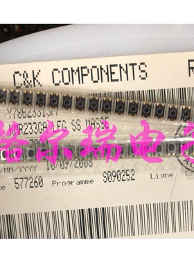 供美国C&K 进口原装KMR233GA 轻触按键开关 4.6*2.8*1.9mm镀金脚