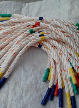 感统迷你绳 幼儿园体操小绳子 加粗迷你绳早操体育短绳尼龙迷你绳