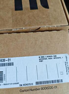 NI NI-9862 781639-01 货期和价格以咨询为准