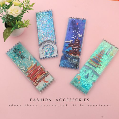 苏州文创紫藤花网师园流沙冰箱贴