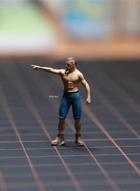 KING TOYS 肌肉男 1/87 1/64 1/43人偶车模场景搭配 预定